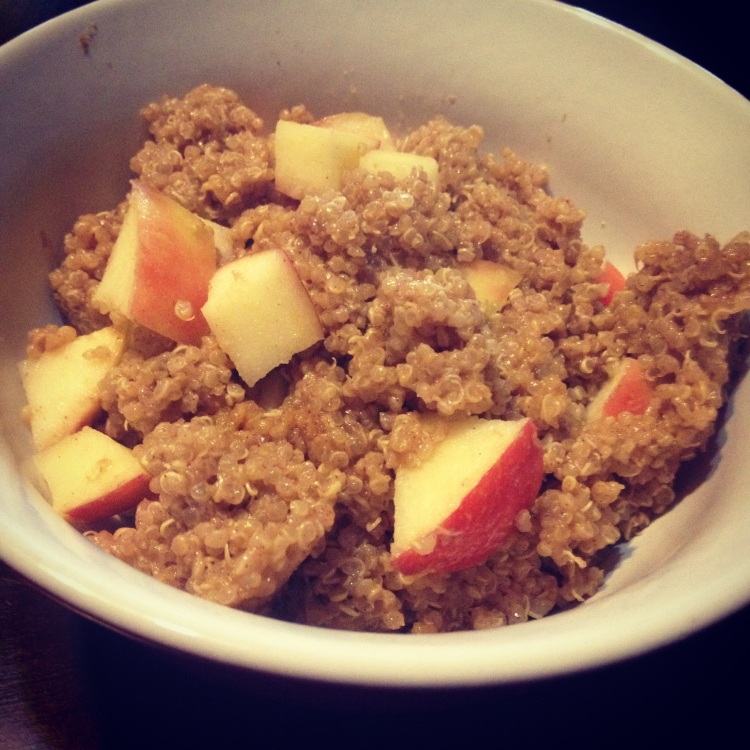 Apple Cinnamon Breakfast Quinoa - New Kid On The Guac