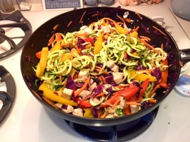 Spiralized Zucchini Pad Thai - New Kid on the Guac 