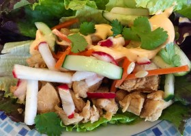 Chicken Banh Mi Lettuce Wrap - New Kid On The Guac