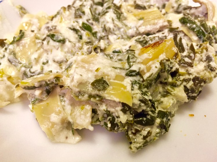 Skinny Spinach and Artichoke Dip - New Kid On The Guac